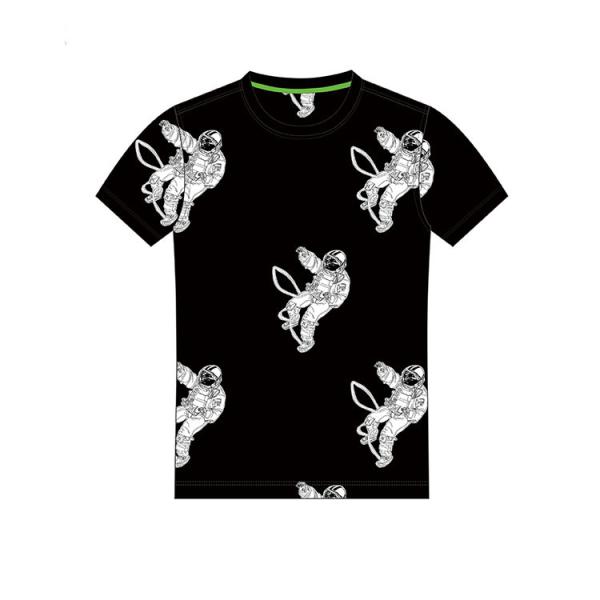 Astronaut Stylish Mens T Shirts Anti - Shrink Digital Printing Any Logo