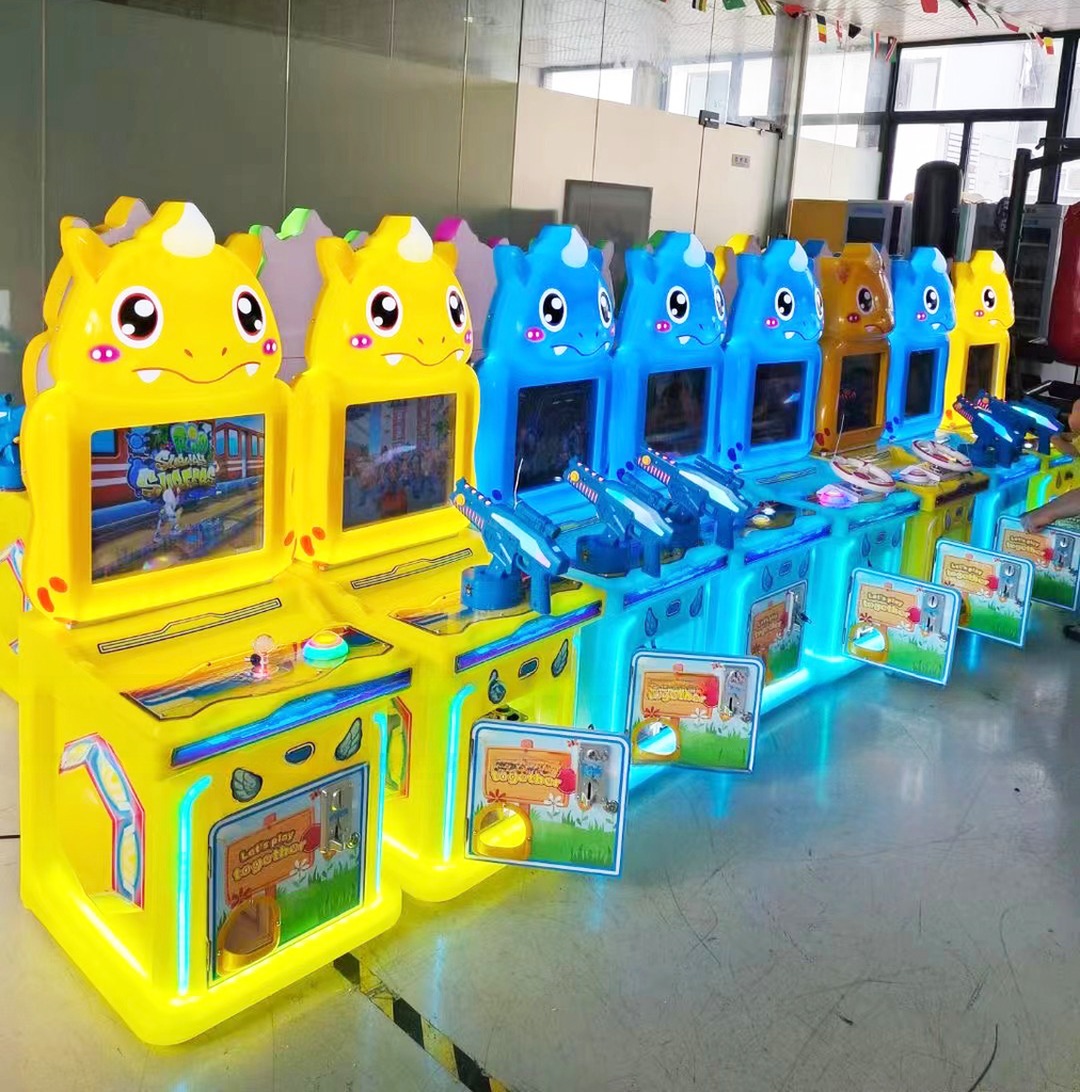 Amusement Machine Entertainment Equipment Baby Dragon Children Coin Operated Game Machine For Game City