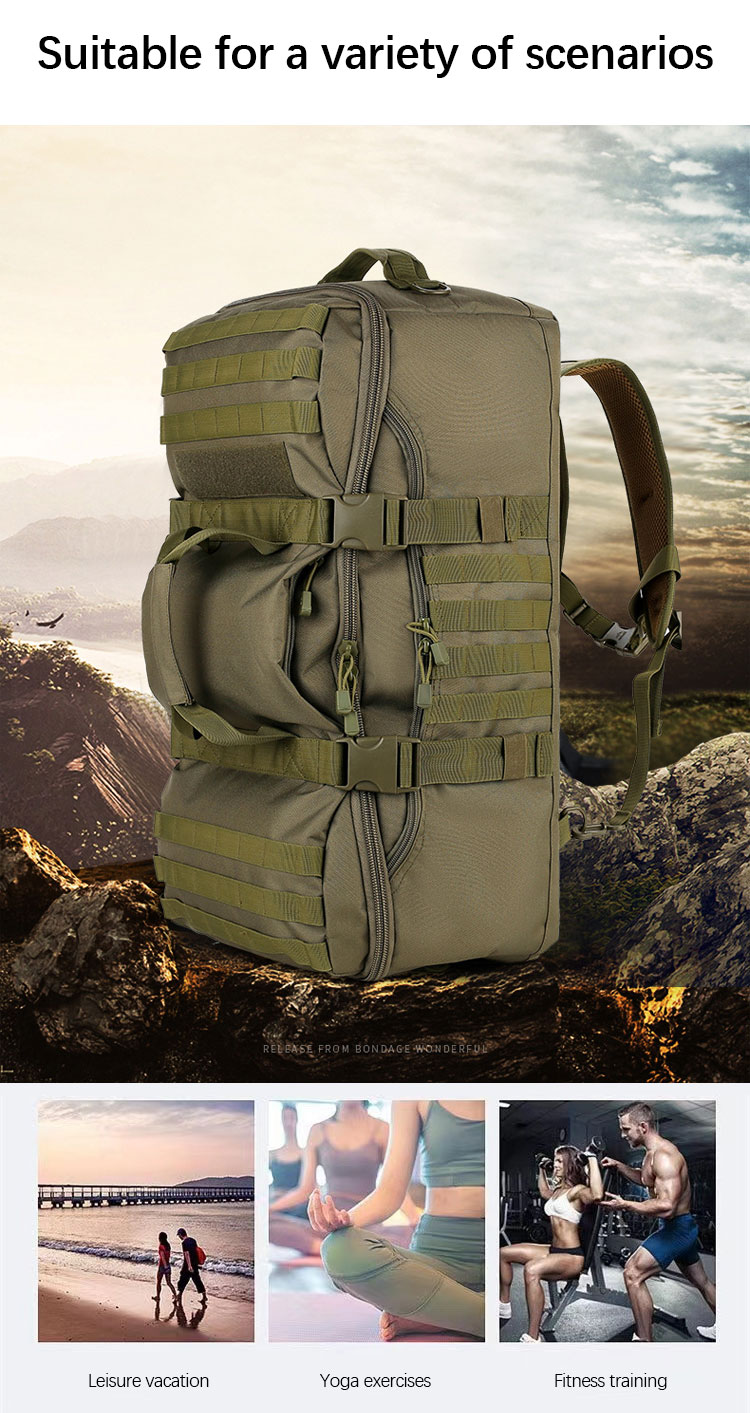Multi Color Waterproof Sports Backpack Mountain Climbing Backpack Rain Cover Included