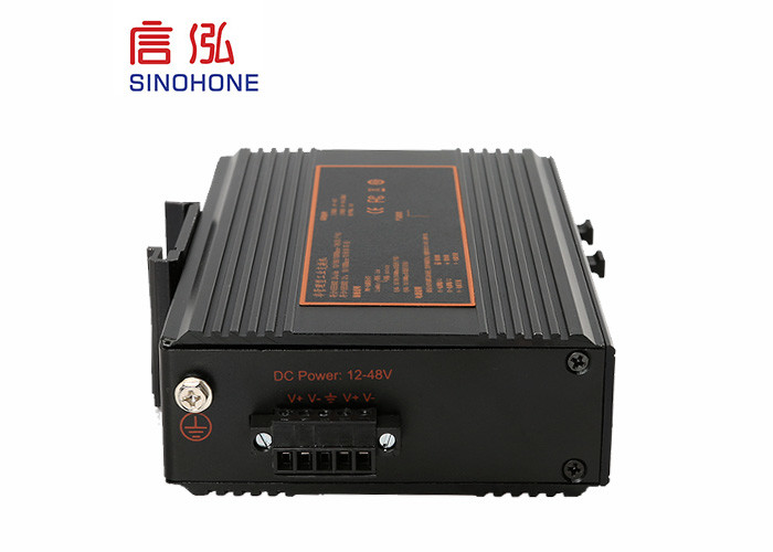 Din Rail / Wall Mount Un Managed Industrial Ethernet Switches 6 Port Long Life