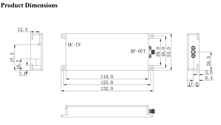 350-450MHz Stable Performance Signal Jammer Module With Circulator