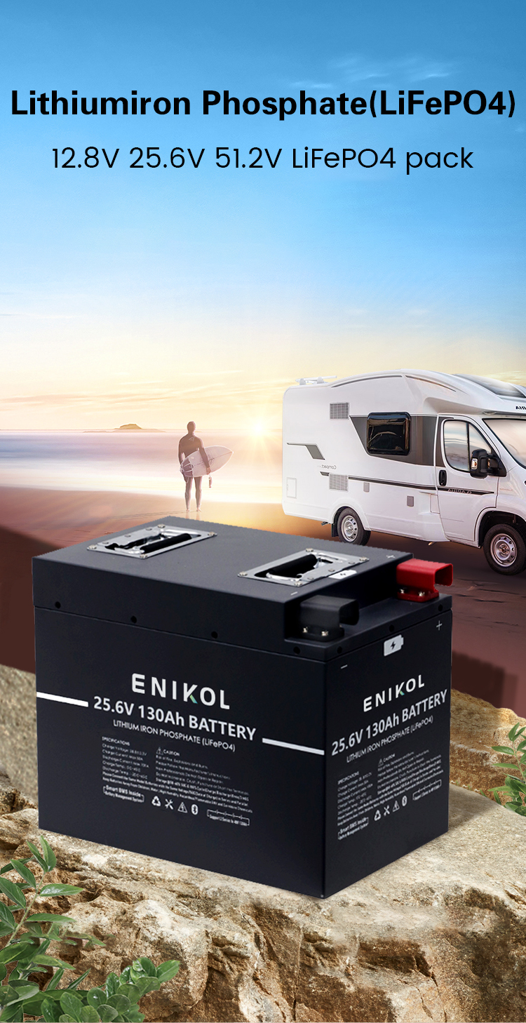 24 Volt Golf Cart Battery 200ah 5kwh Lifepo4 Solar Lithium Battery Pack Smart BMS