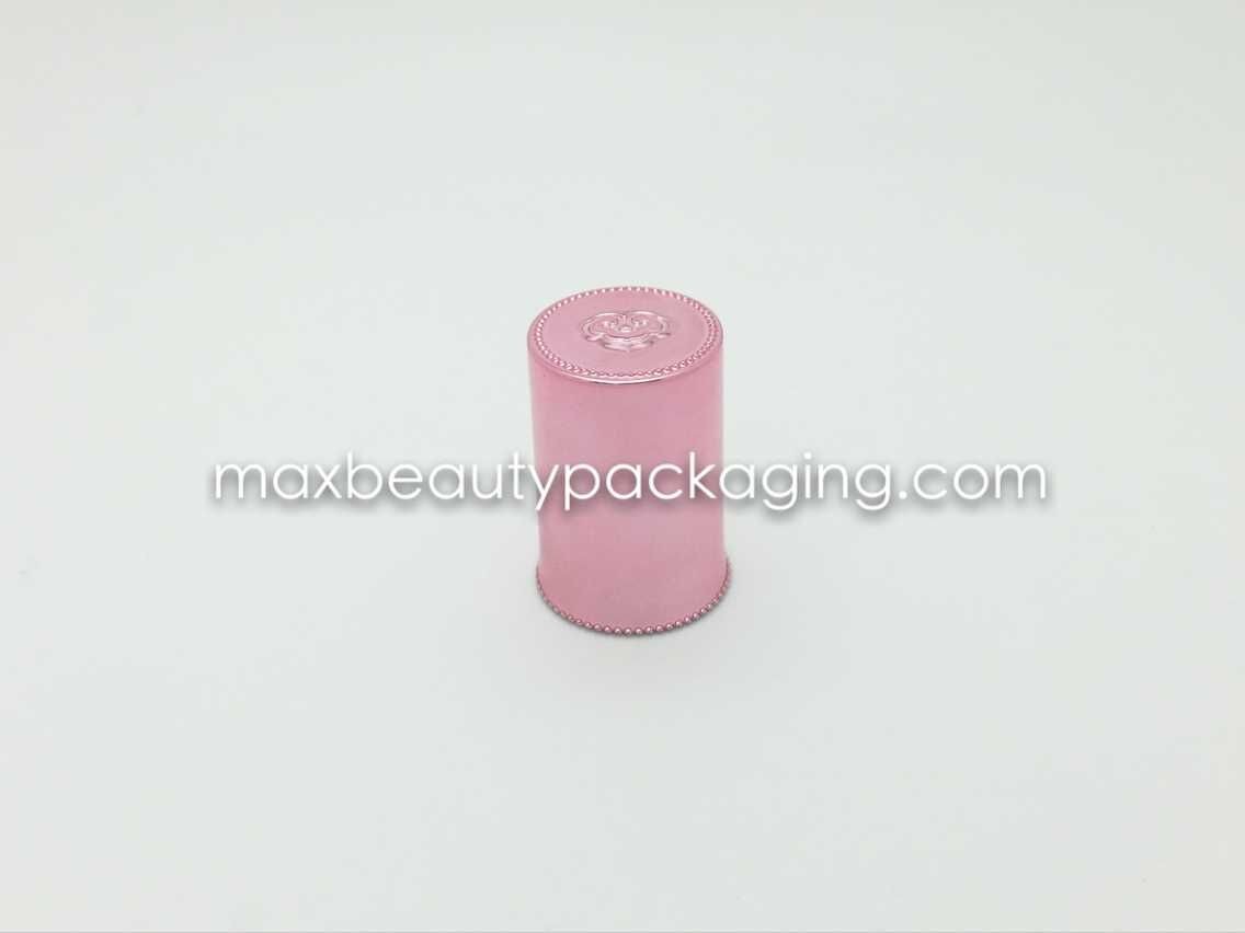 N8015 uv coating metallic pink nail polish cap nail polish packaging any color available double cap plastic cap