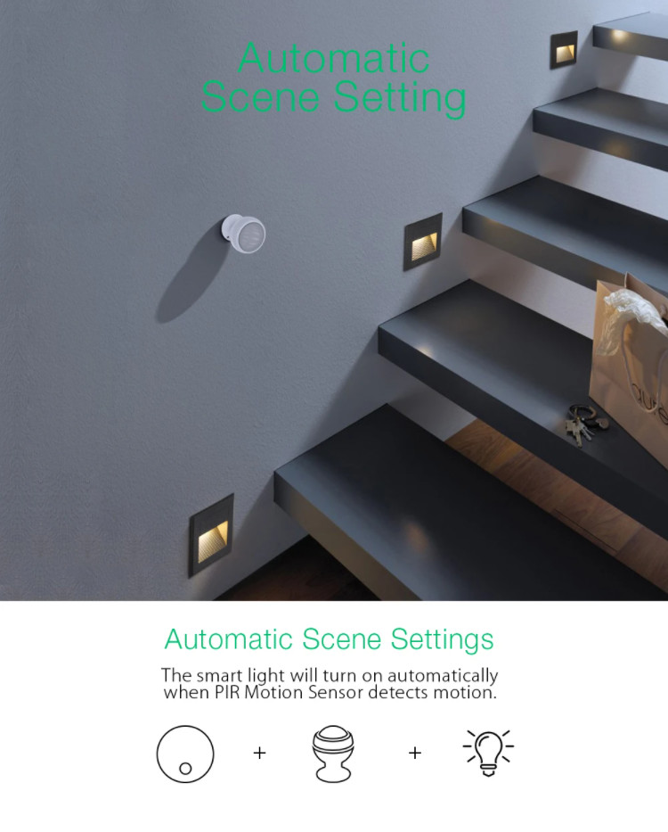 Tuya Wifi Wireless Infrared Pir Human Body Motion Detector Sensor Real-time App Push Alarm For Smart Home Security Alarm