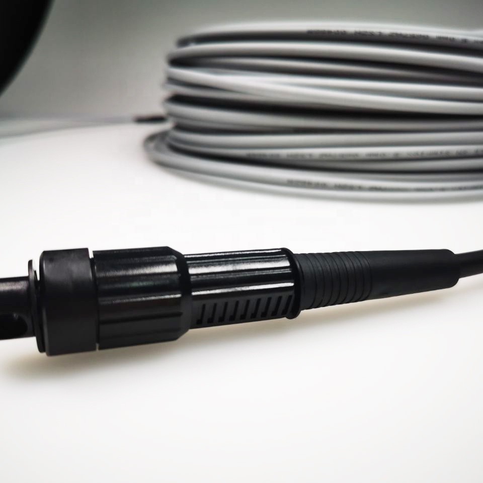 FTTH Outdoor Huawei Mini Round Drop Cable Patch Cord 5.0mm SC / APC