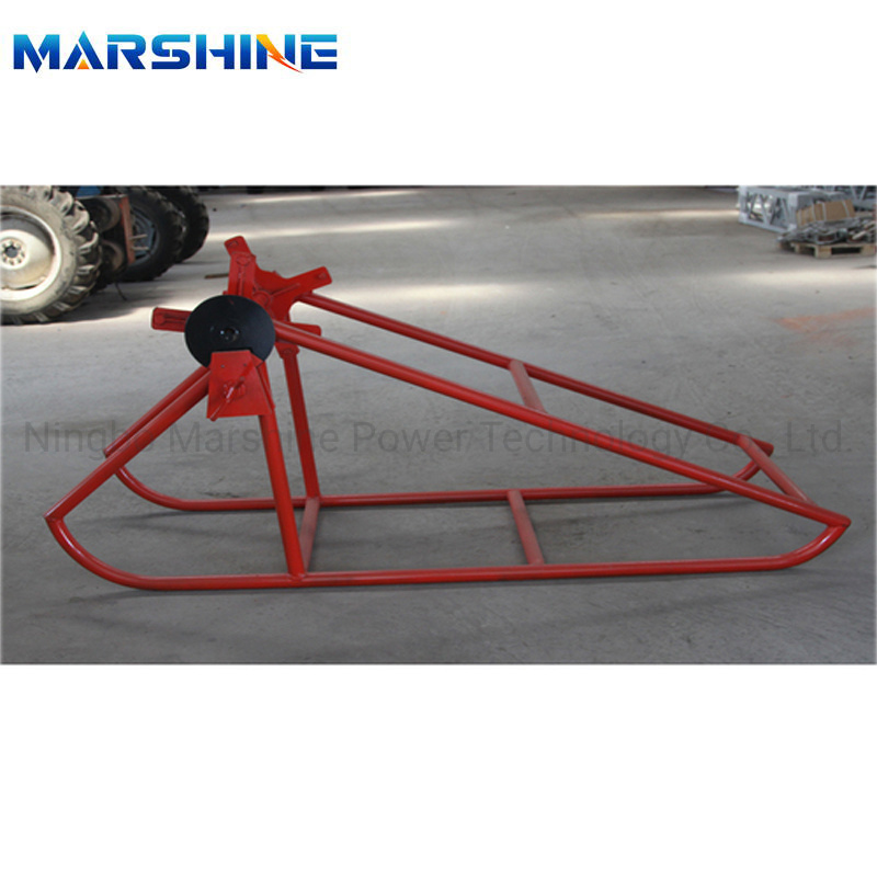 Anti-Twisting Electric Wire Rope Cradle Reel Stand for Pilot Wire