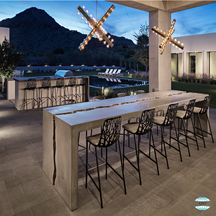 GRC Outdoor Concrete Furniture Modern Simple Living Room Rock Coffee Table