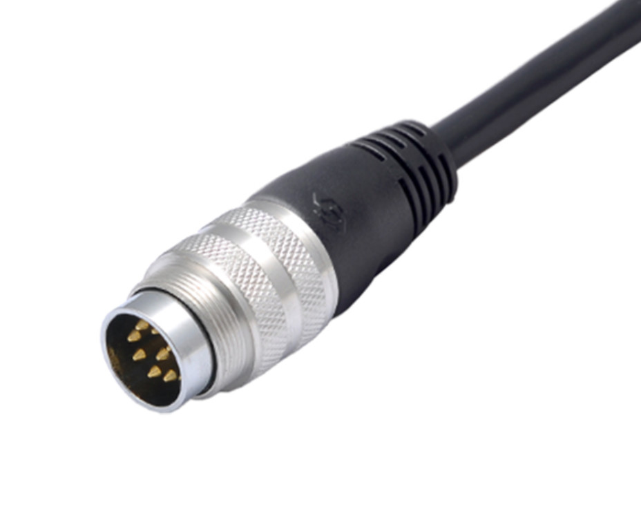 Ip67 5 Pin 4 Pin Waterproof Circular Connector Male Female Cables 12V 6A 6m M8