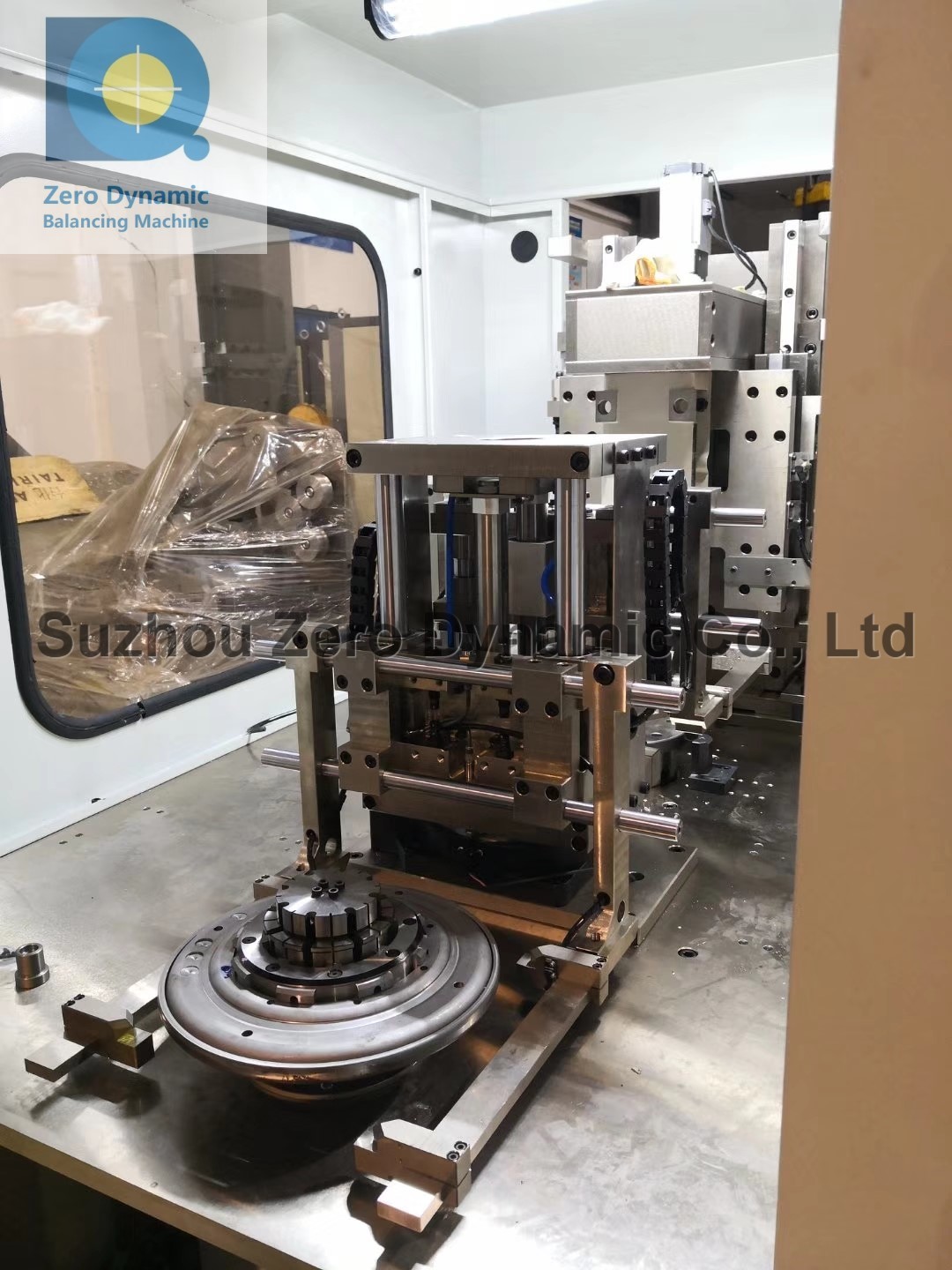 Customized Two Station Wheel Hub Rim Automatic Balancing Machine Brake Disc Balancer