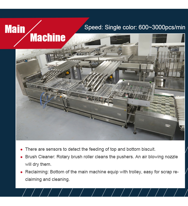 Commercial Biscuit Sandwiching Machine Manufacturer Automated