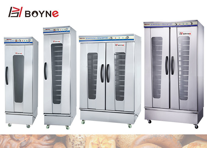 Stainless Steel Double Door Twenty Four Trays Fermentation Box For Bakery Shop