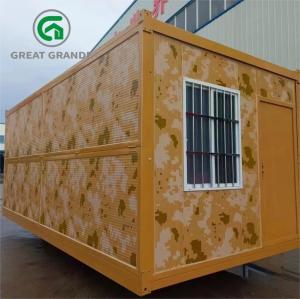 Buy cheap Collapsible Prefabricated Construction Site Containers Mobile Site Shed product