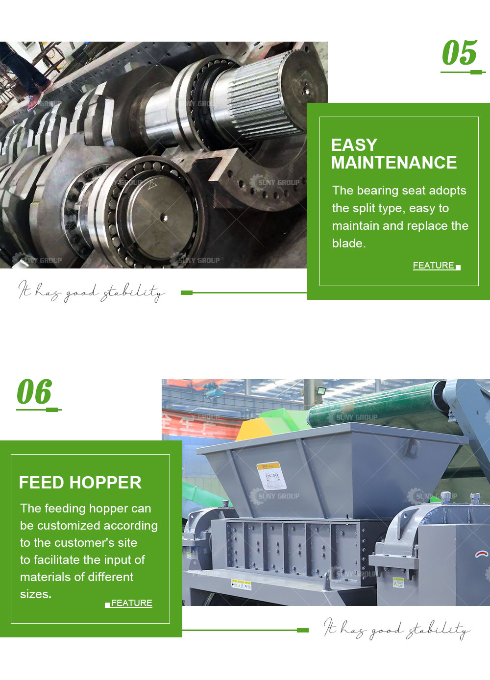 15000W Scrap Metal Plastic Wood Glass Shredder Crusher Recycling Machine