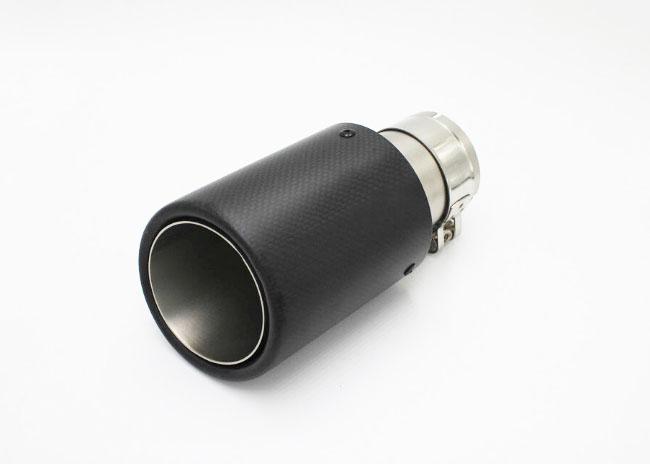 203mm Length 63mm Inlet 101mm Outlet Exhaust Pipe Tips 2