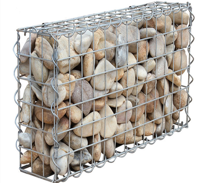 PVC Coated Wire Fence Rock Walls Anti Corrosion Galfan Gabion Baskets