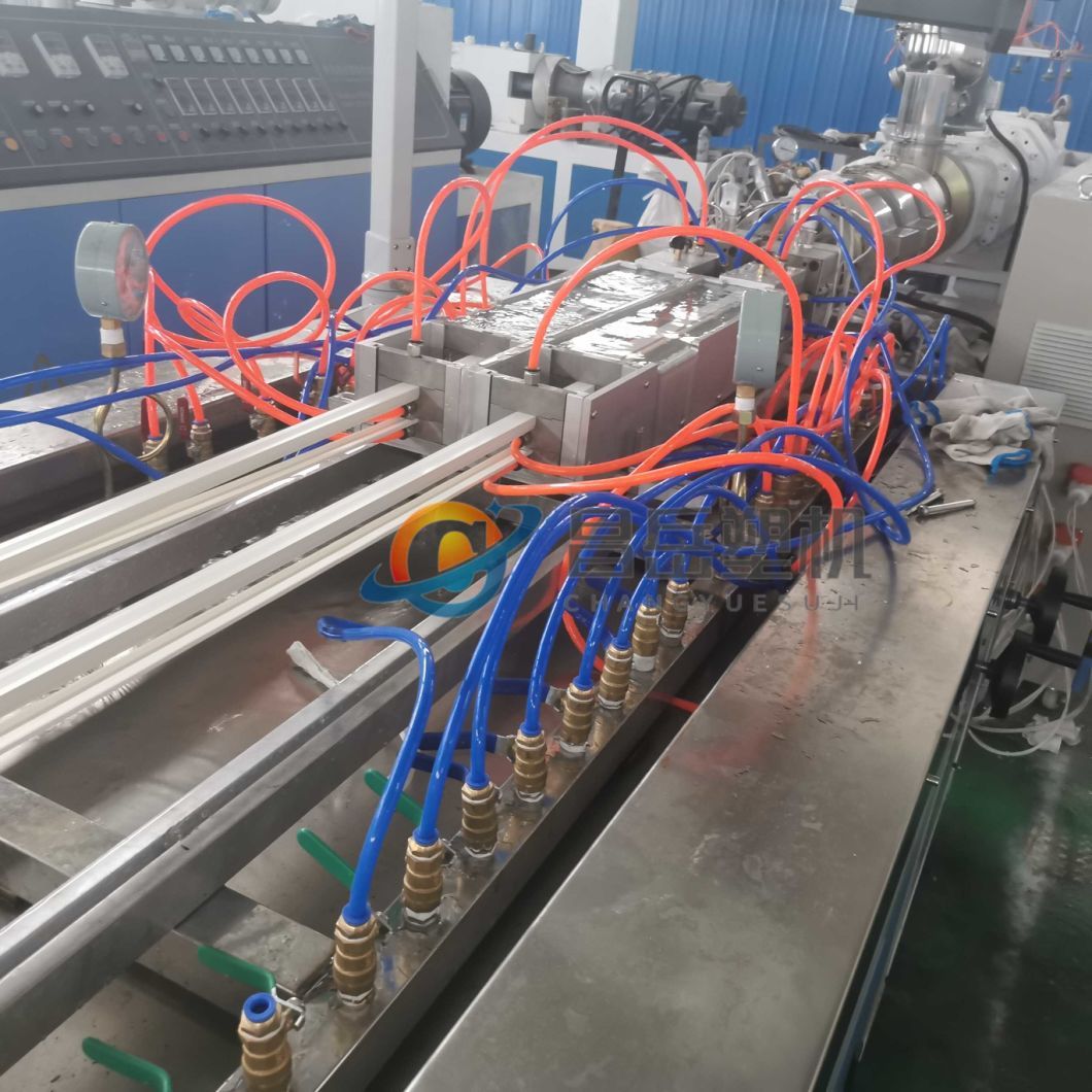 PP Plastic Profile Making Machine/PVC Cuble Duct Extruder Machine Line
