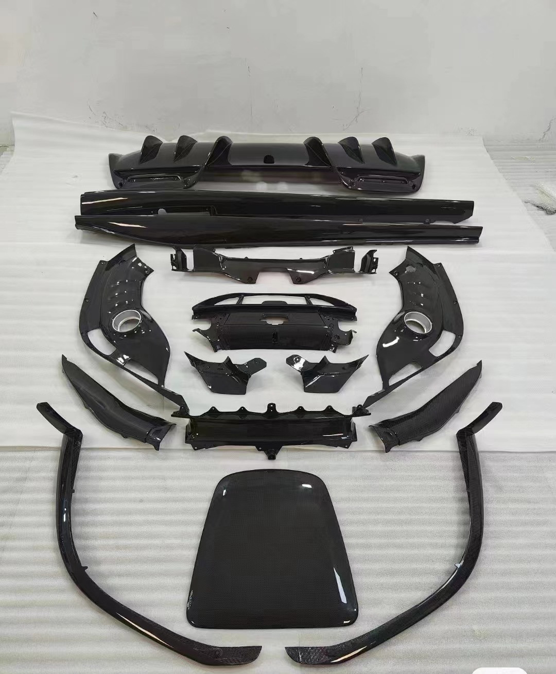 296 Ferrari Widebody Kit OEM Carbon Fiber Engine Guard Plate