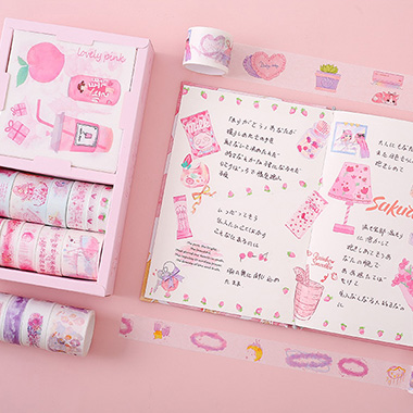washi tape for books decoration