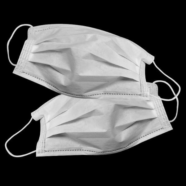Cleanroom Non Woven 3 Ply Activated Carbon Disposable Face Mask 21*9.5cm