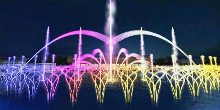 Park Music Super High Water Spray Fountain Musical Signal Control