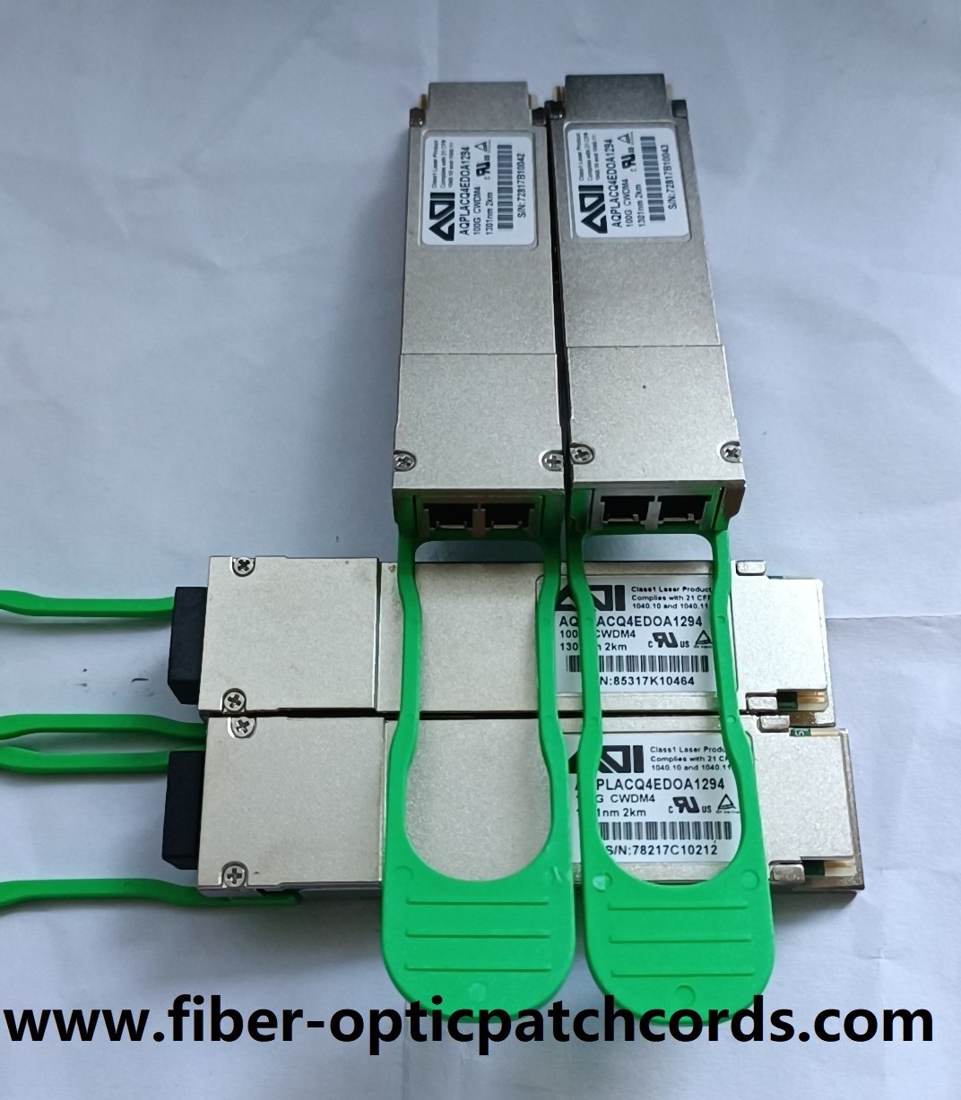 SMF QSFP+ Transceiver Module AOI AQPLACQ4ED0A 1294 100G CWDM4 1301nm 2KM