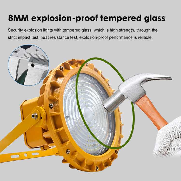 50W 100W 200W LED Ex Proof Flood Light For Oil And Gas Facilities
