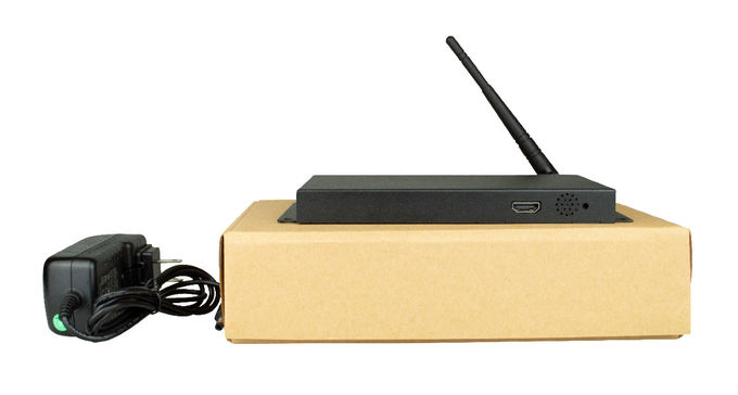 Black Android Media Player Box RK3399 AD-K01 HD IN OUT DDR3 2G/4G Optional