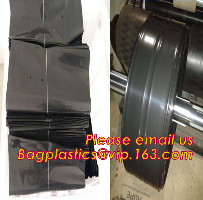 cultivating bags, 100% biodegradable various Wholesale Poly Black Square Garden Plastic Baby Flower Plant Nursery Poly B