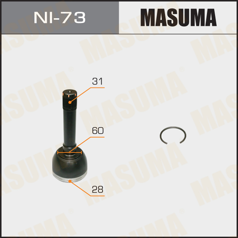 39100-VB000 39100-VB001 39101-VB000 39101-VB001 NI-73 MASUMA Auto CAR Inner CV Joint