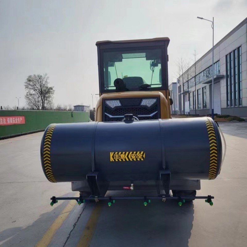 Front Mounted Sweeper Loader Machine Strong Power Four-Wheel Drive