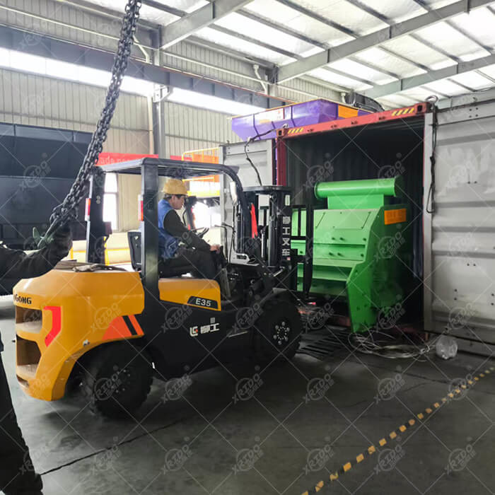 Aluminum Rim Sheet Metal Shredder TUV Twin Shaft Shredder Machine