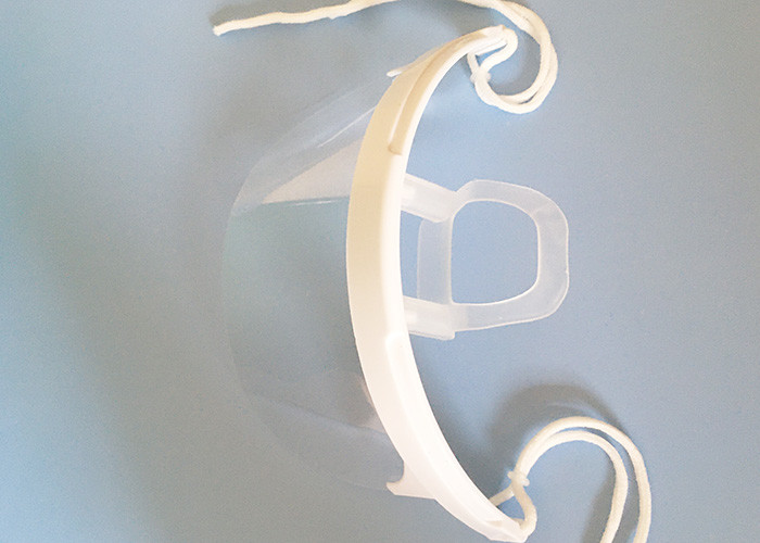 Anti Splash Half Face Nose And Mouth Shield Visor For Food Handling Protective