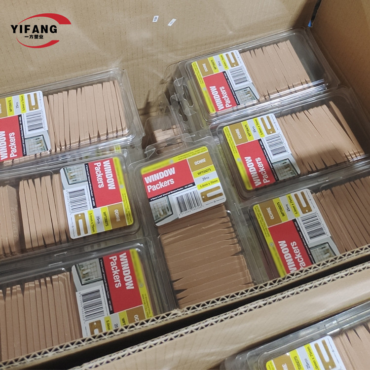 Customized Water Resistant Plastic Packaging Shims Free Sample