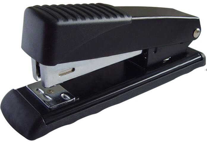 Classical Type Black Metal Office Stapler For 24/6 26/6 Staples 20 Sheets Paper Capacity