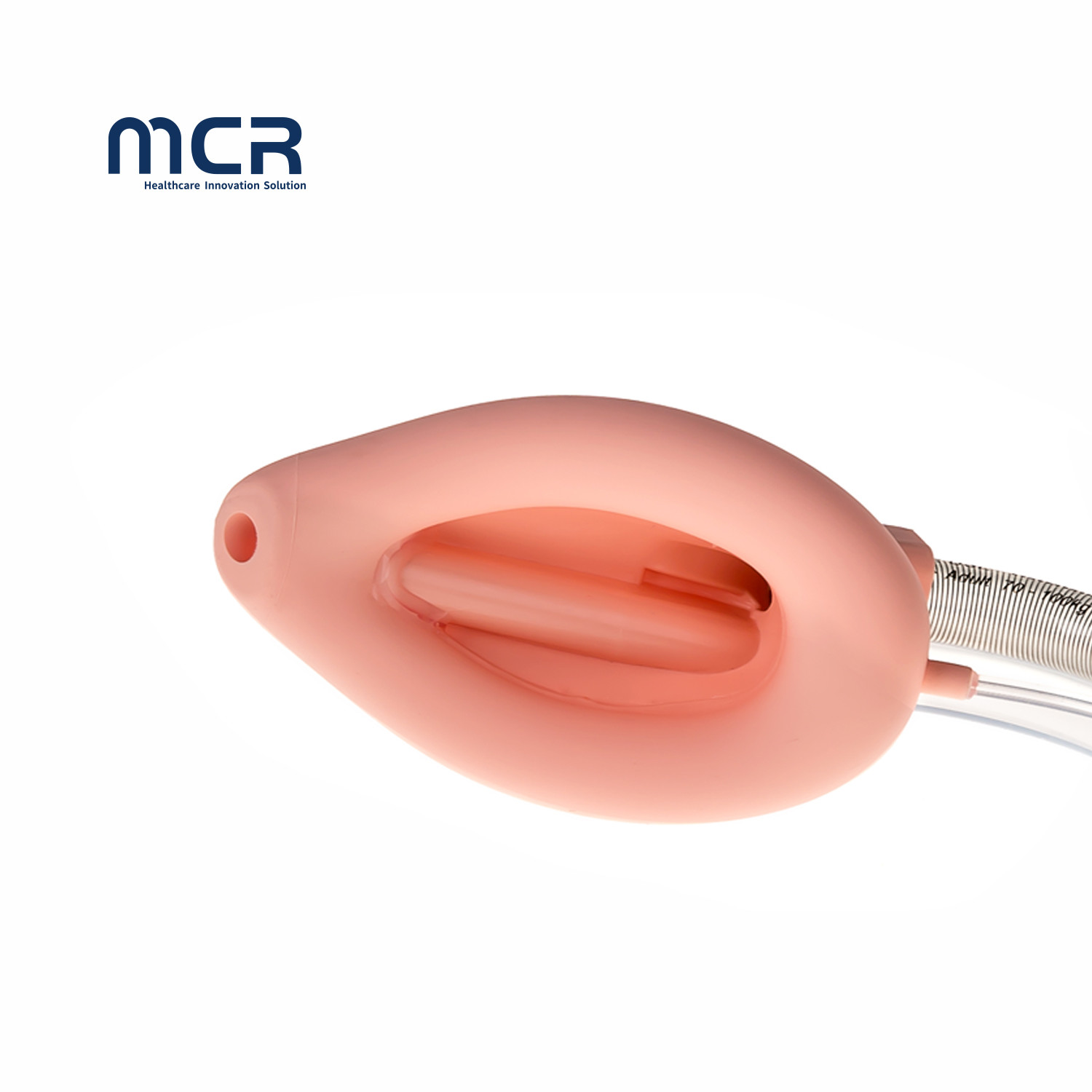 95 Degree Curved Silicone Cuff LMA Double Lumen With PVC Tube