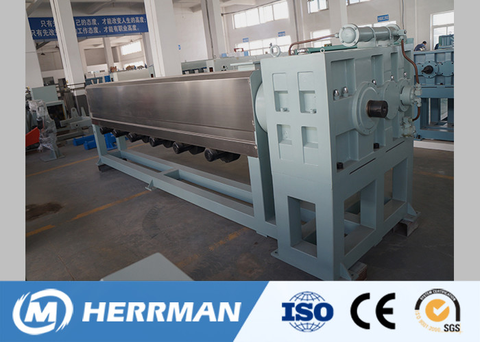 Pvc Wire Extruder Cable Extrusion Line Movable Cooling Water Trough Energy Saving