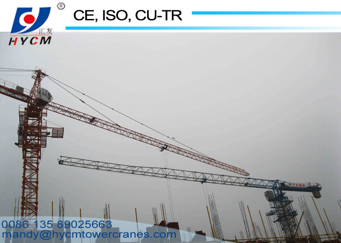 QTP125 Mobile Tower Crane Specification for 10 ton 60m Jib Crane in Dubai