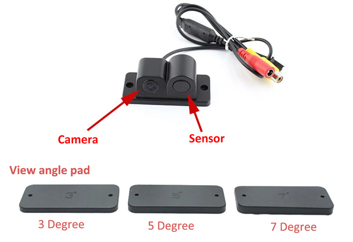  Camera Parking Reversing Radar Sensor Rear View Backup Night Vision CCD Camera