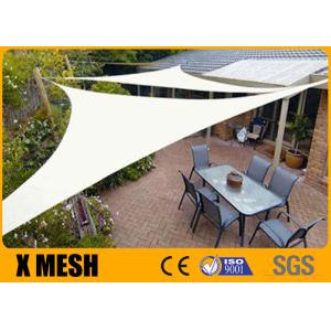 Balcony Roof Triangular Hdpe Sun Shade Net Beige Knitted Customizable