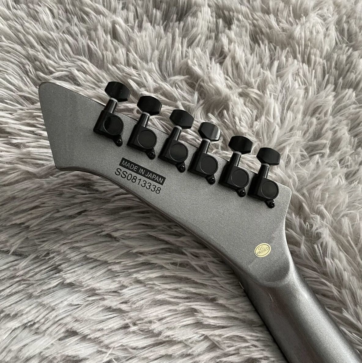 Custom Snake Byte James Hetfield Signature Camo Electric Guitar with 9V Active Pickup, EMG Pickups, Black Hardware