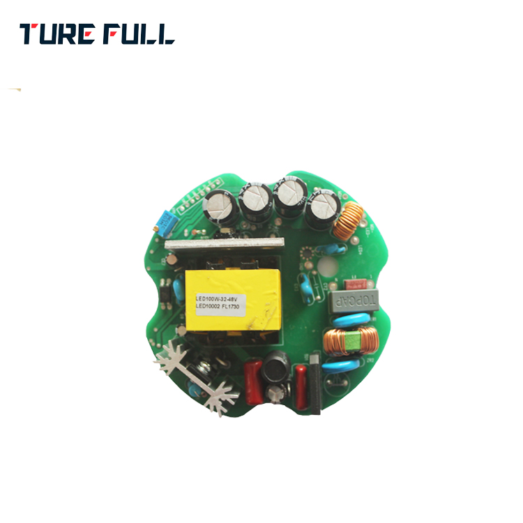 Led Lighting 100w Led Power Supply , Round Led Driver Short Circuit Protection
