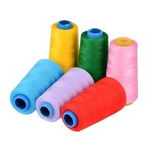 40S 60S Recycled Polyester Spun Yarn Dyed Color AA GRADE Evenness