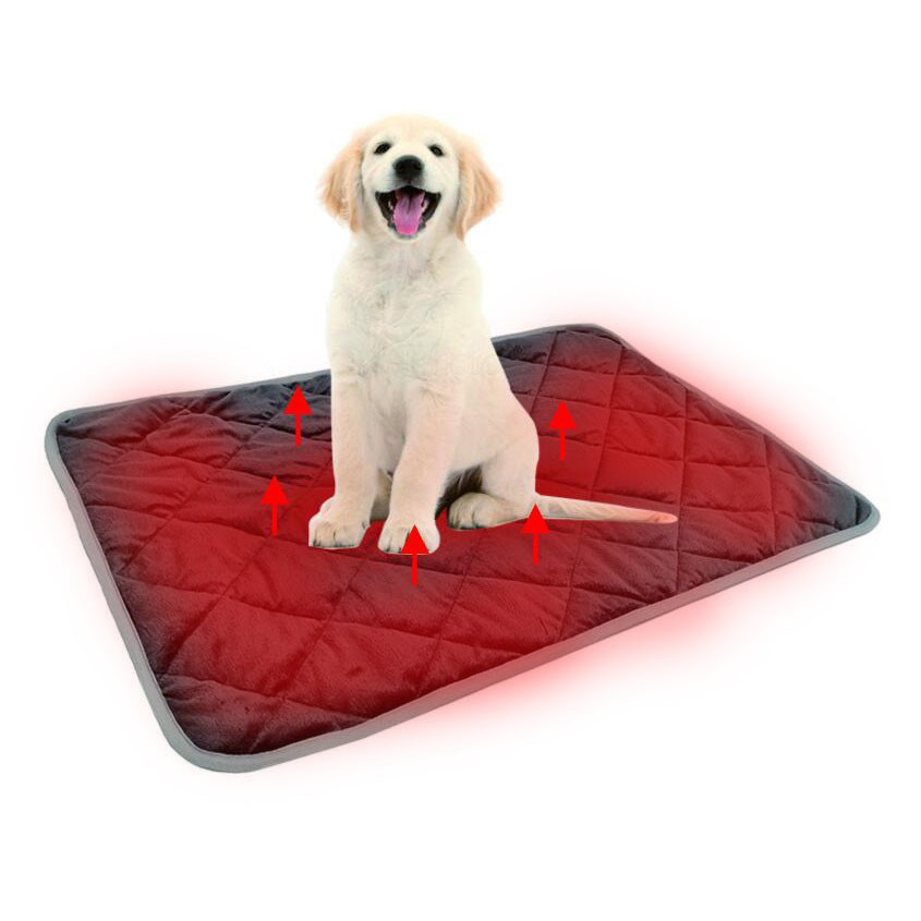 Pet Electric Heated Pad Graphene Film Material 45degree 3level Temperature Control