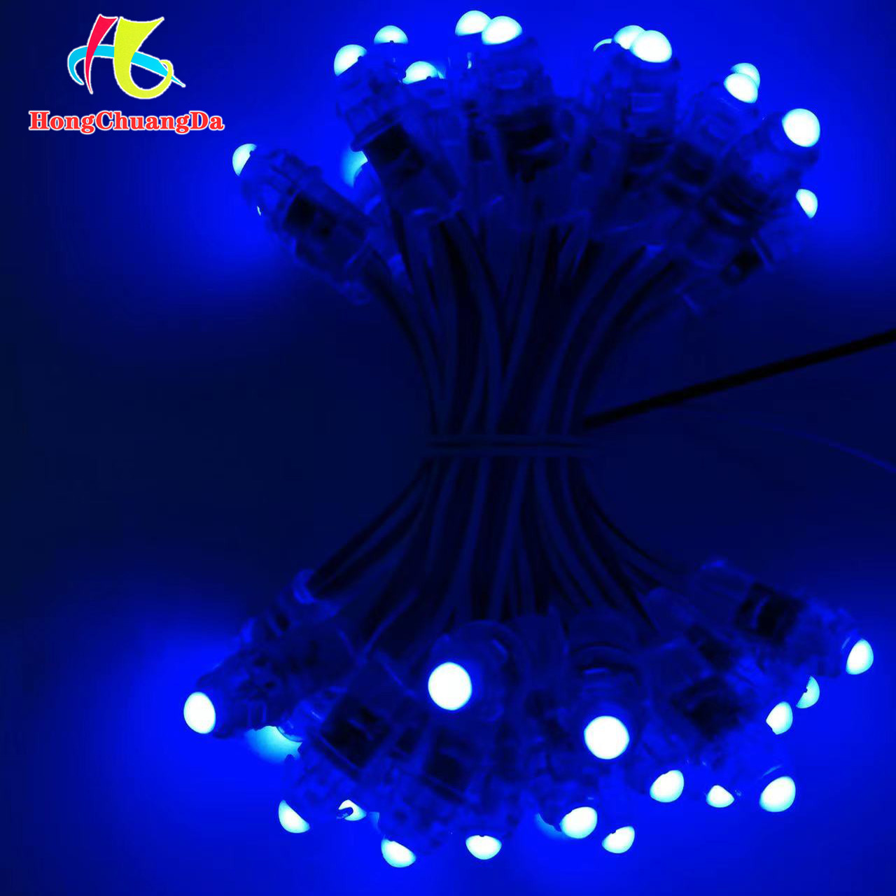 12V Christmas Decoration Indoor Outdoor Holidays party transparent PVC light chain LED string lights