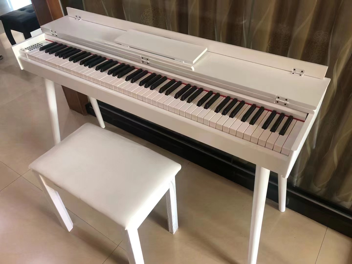OEM& ODM piano 88 keys hammer keyboard Midi digital music piano Portable the function of changing voice, recording, acc