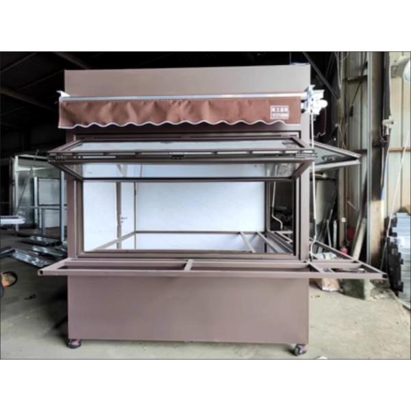 Farm Rooftop Garden Folding Window Portal Allowing Safe Access to Urban Agriculture Planting Systems