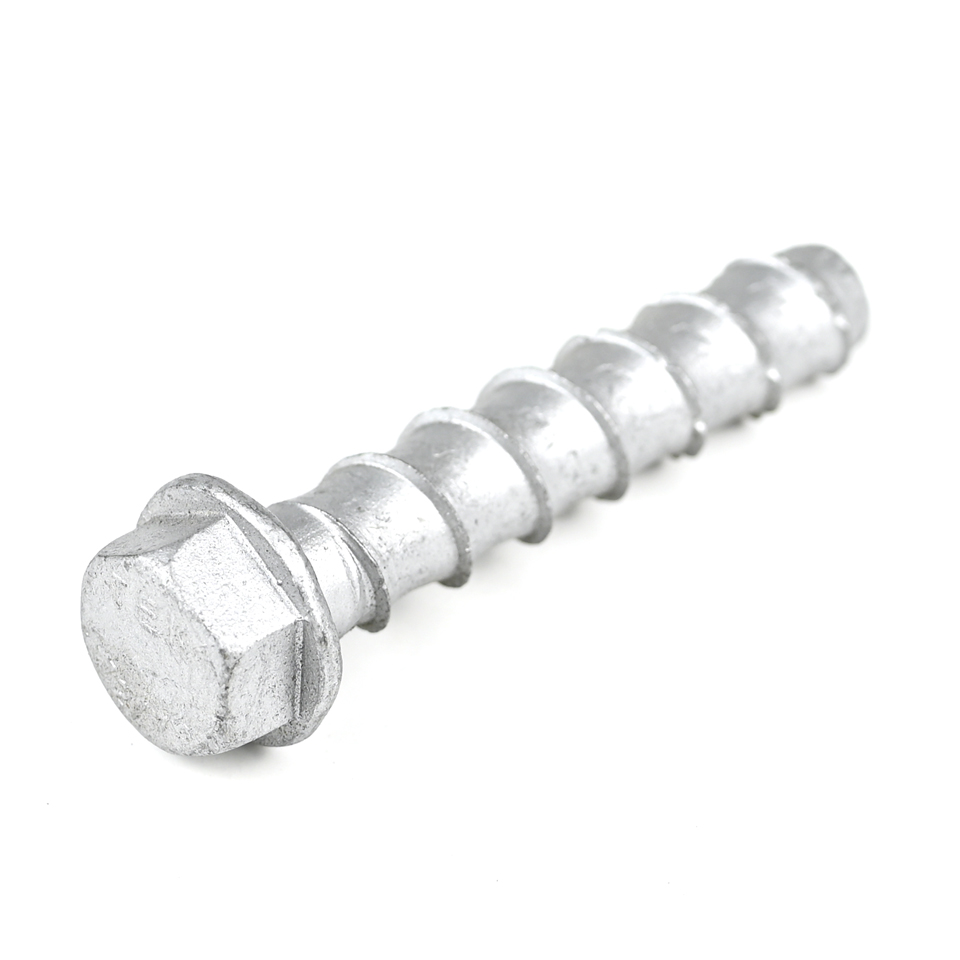 Custom Heavy Duty Carbon Steel Flange Hex Head Concrete Anchors for Easy Installation