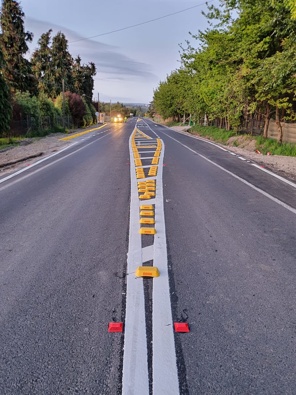 Heavy Resistance Cat Eye Road Safety 250 X 150 X 50mm Road Marking Reflectors PMMA