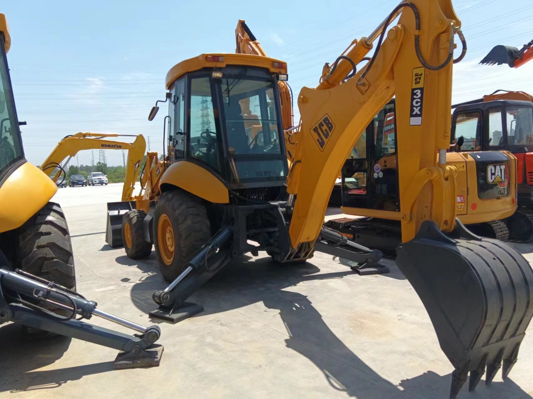 JCB 3CX Used Backhoe Loader Second Hand Construction Machines Good Condition