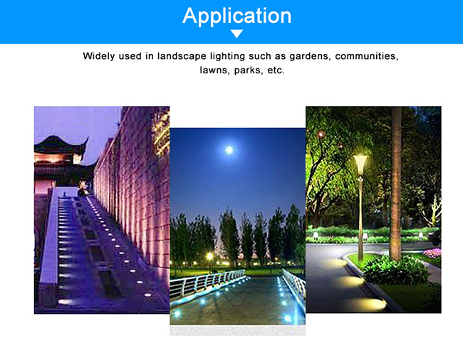 18W Ourdoor RGB External Control Led Ground Lights , Waterproof IP68 Low Voltage DC 24V Ground Light